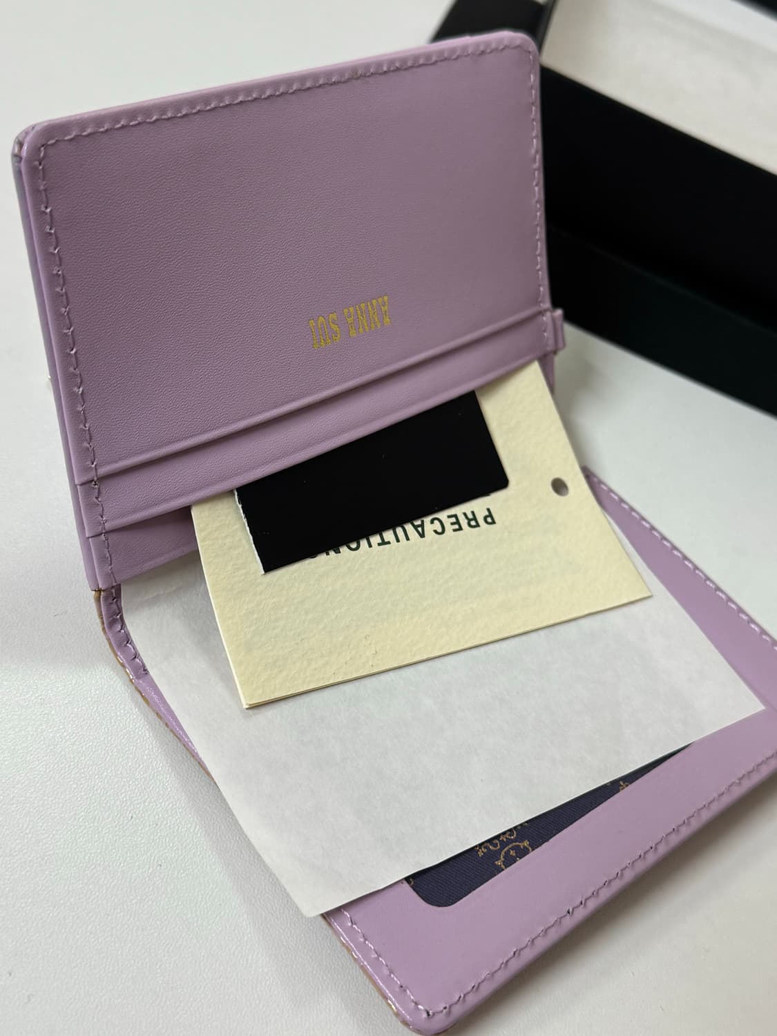 빈티지 안나수이 에나멜 카드지갑 연보라 핑크 상품이미지6