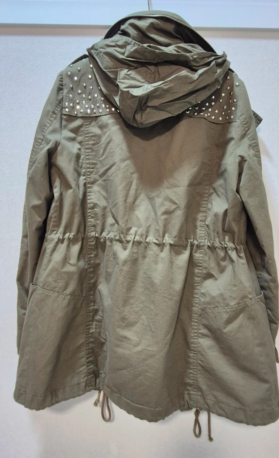 에고이스트 카키 스터드 야상 55 상품이미지5