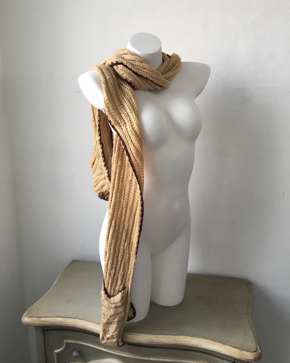  hood layered knit muffler 상품이미지1