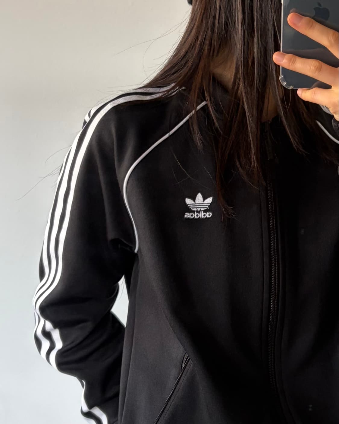 [M]아디다스 트레포일 블랙 트랙탑 져지 상품이미지2