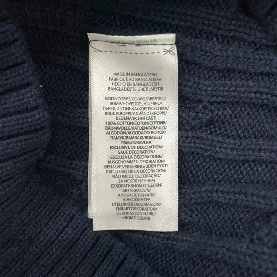 [정품] 폴로 랄프로렌 여성 슬림핏 케이블 니트 브이넥 55~66 상품이미지8