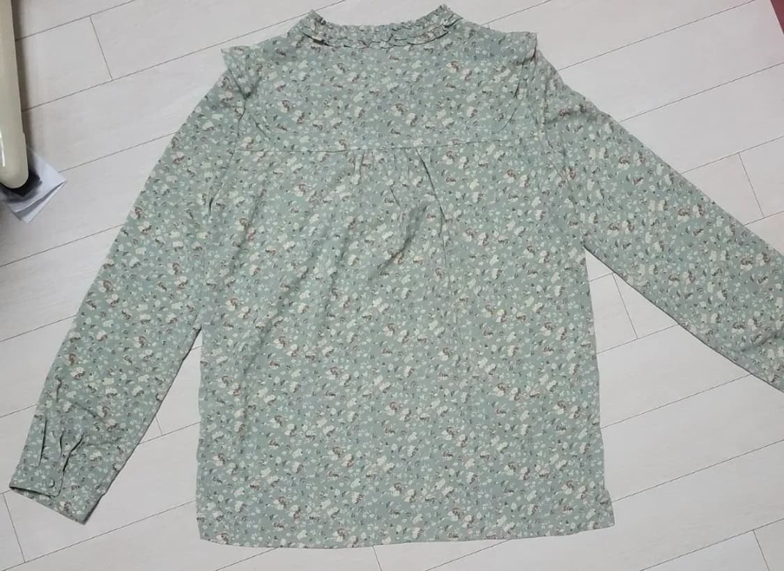 급처새상품!SOUP숲 러블리 리본블라우스 레니본st쟈니헤잇재즈st샤틴st 상품이미지5