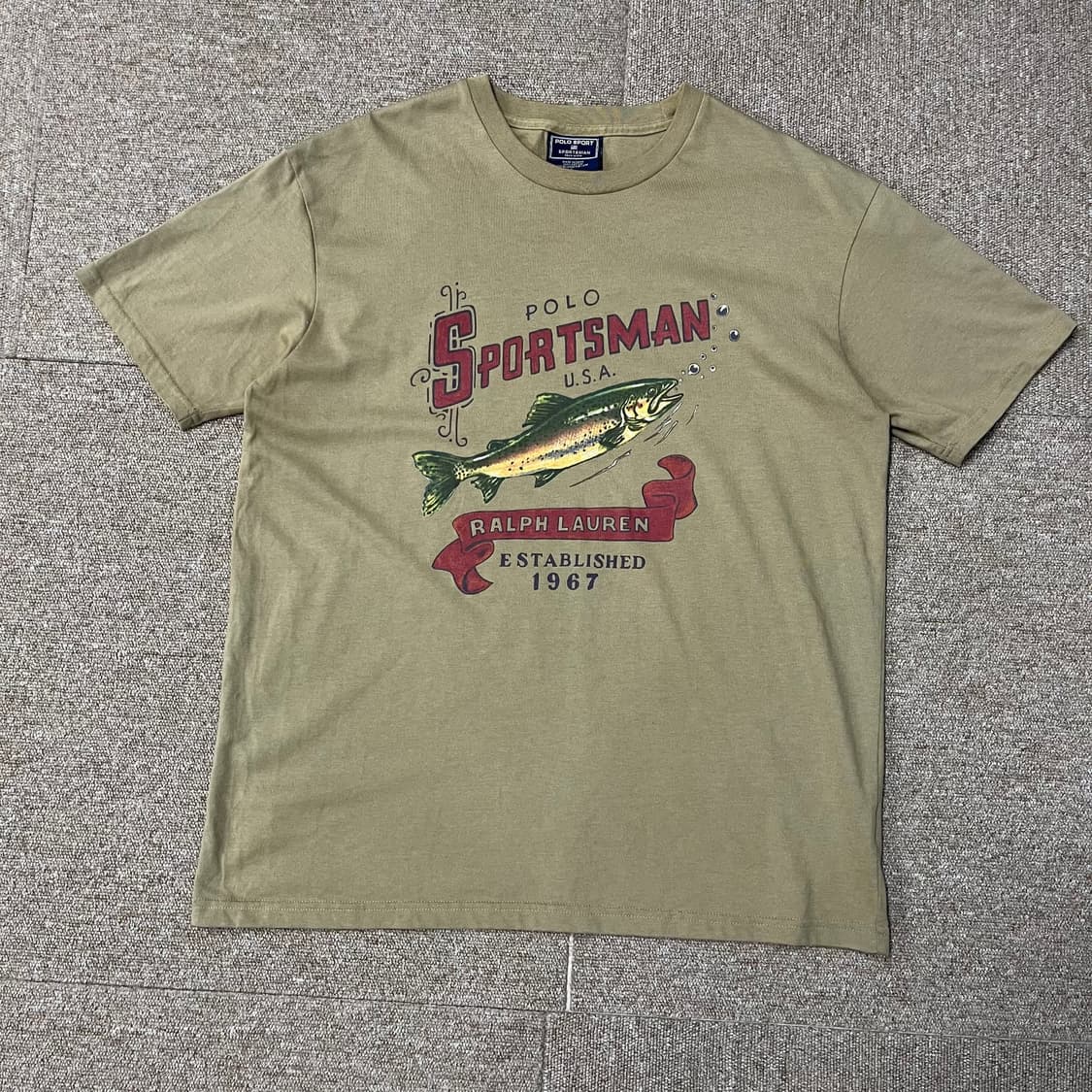 빈티지 90‘s 폴로 랄프로렌 피싱 반팔티 상품이미지2