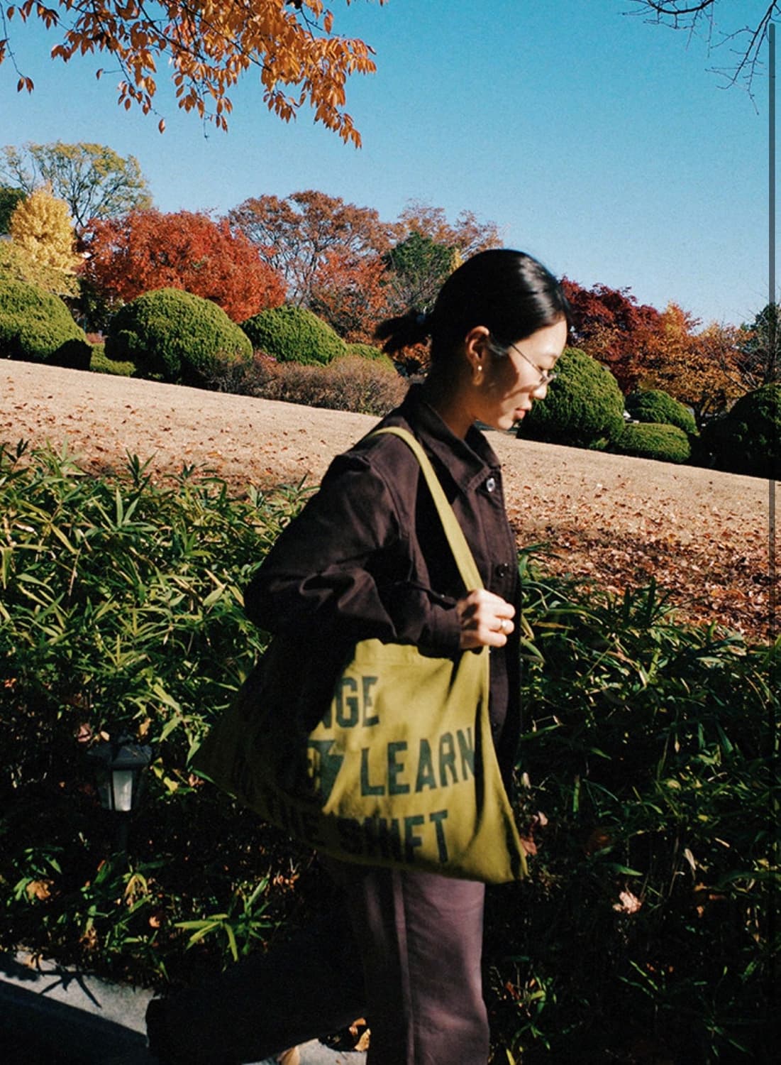 컬렉트피시스 메신저백 올리브 상품이미지2