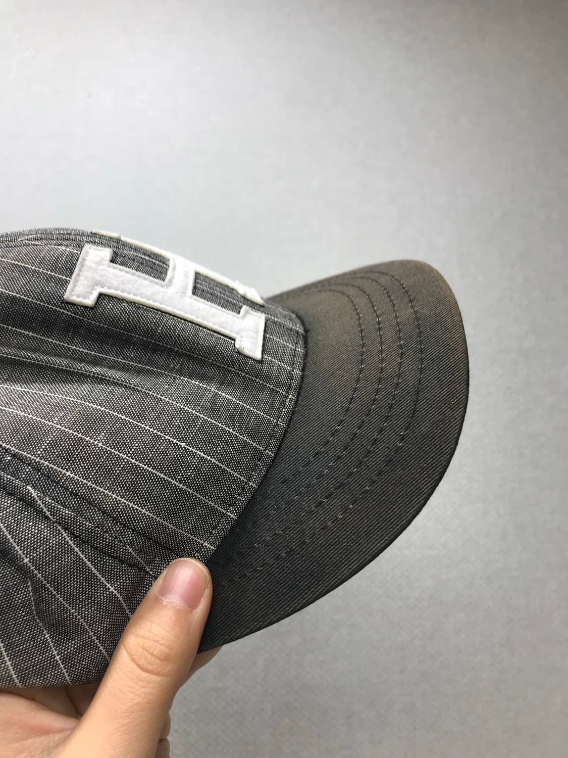 스트라이프 캠프캡 상품이미지4