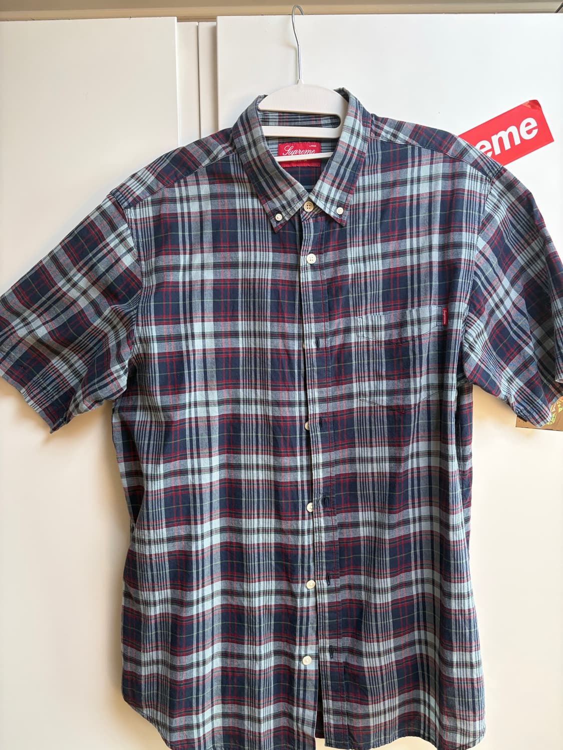 슈프림 반팔 셔츠 L 상품이미지1