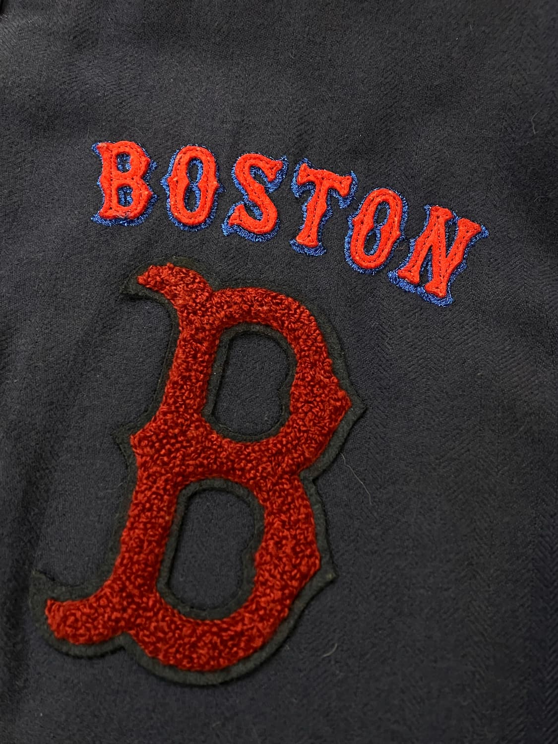 MLB 보스턴 레드삭스 바시티 패디드 점퍼 네이비 100 상품이미지3
