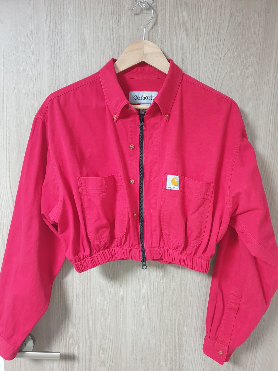 칼하트 크롭셔츠자켓 상품이미지1