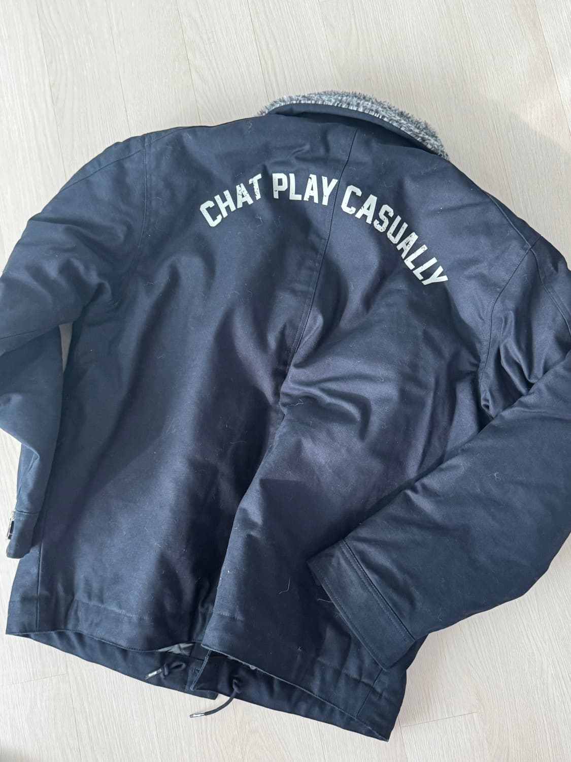 Mmlg 네이비 누빔 자켓 상품이미지2