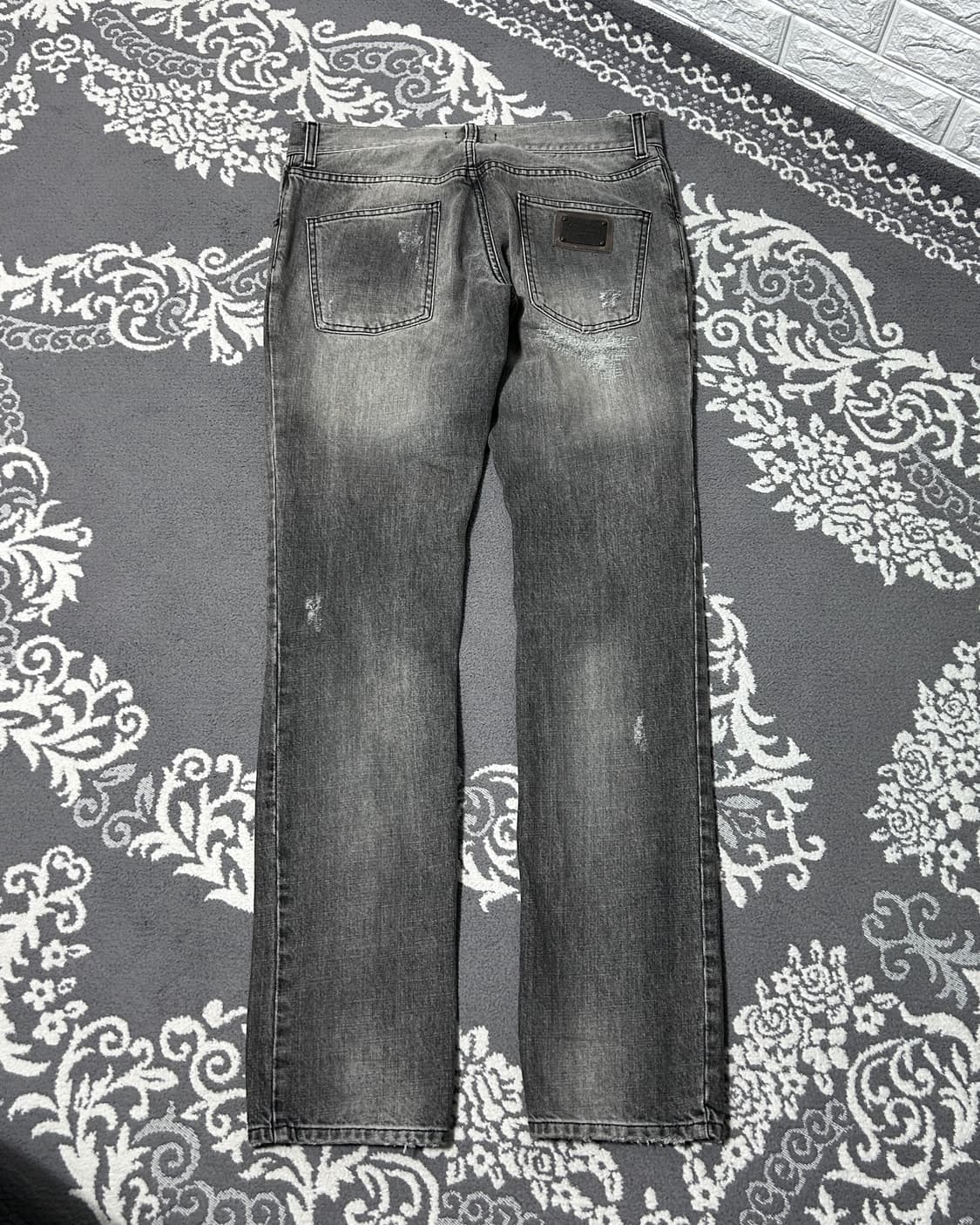 돌체앤가바나 디스트레스드 스트레이트 데님 상품이미지5