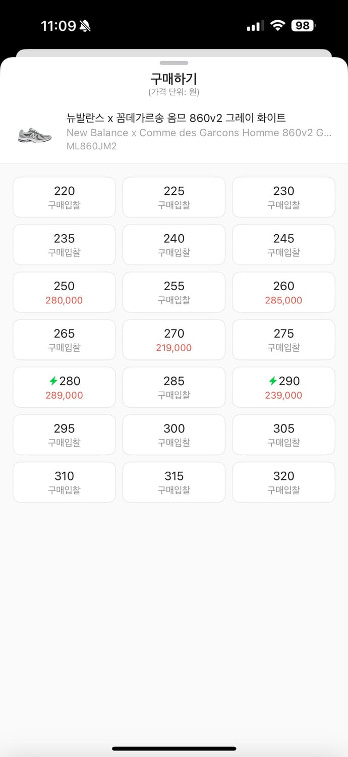 뉴발란스 860 cdg 상품이미지3