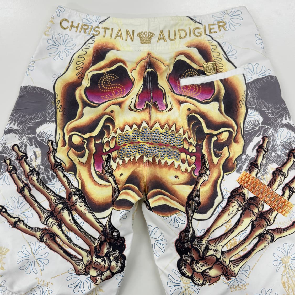 Christian Audigier Skull Board shorts 상품이미지2