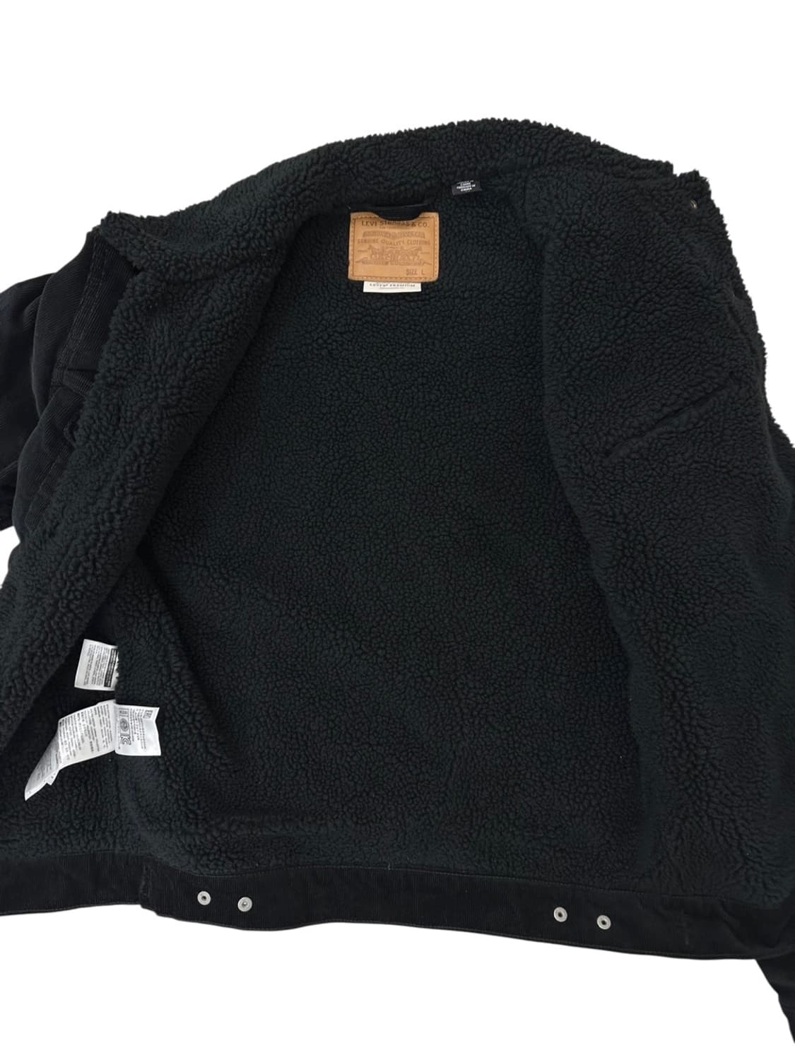 리바이스 프리미엄 쉐르파 블랙 (L) 상품이미지8