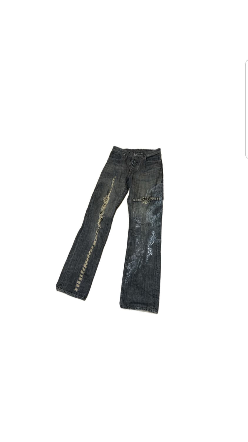 Y2k 재패니즈 빈티지 데님팬츠 상품이미지5