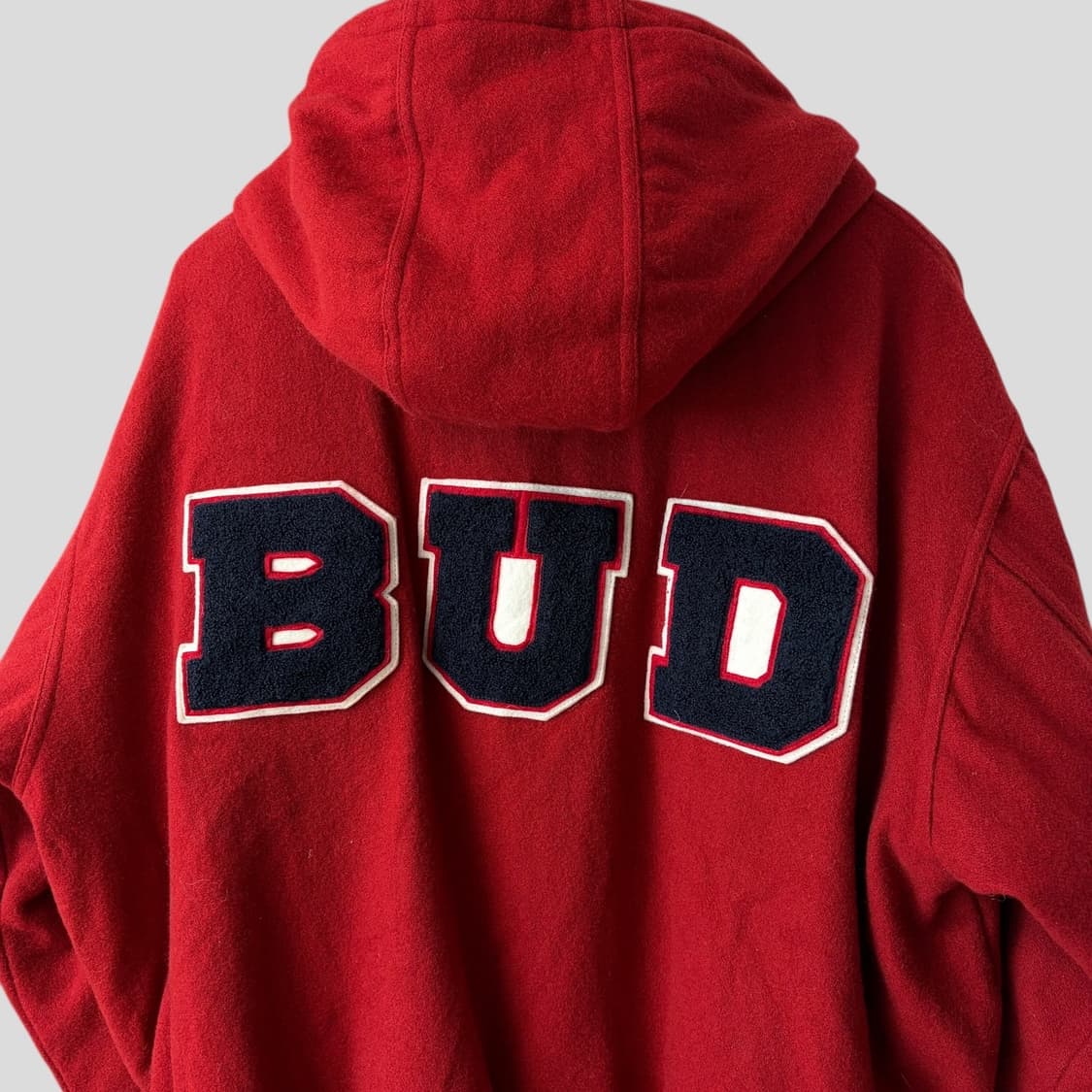 (L)빈티지 버드와이저 울 바시티 자켓 상품이미지7