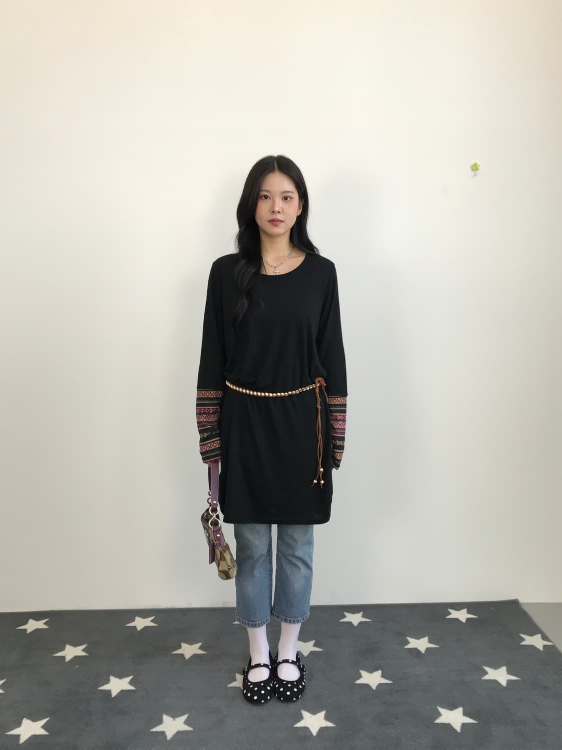 RyuRyu Ethnic Cuff Point Onepiece 상품이미지1