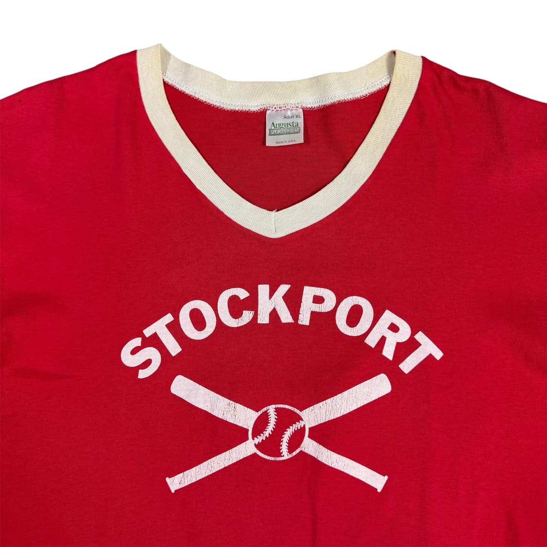 빈티지 80s Stockport 코튼 저지 티셔츠 Jersey Tee 상품이미지3