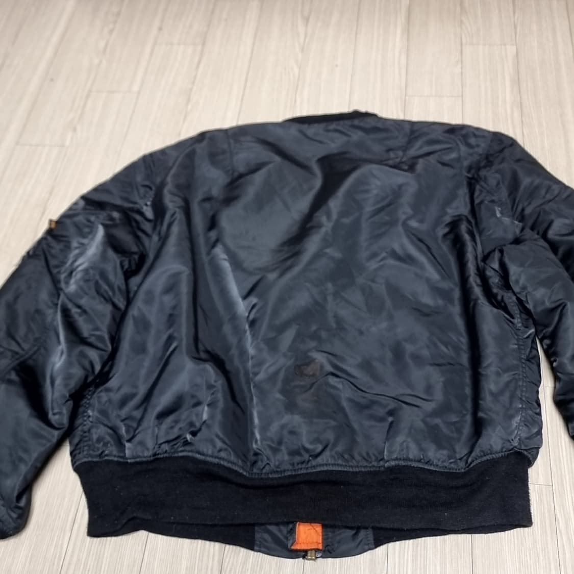 알파인더스트리 블랙 MA-1 항공 점퍼(레어한 xxl) 상품이미지7