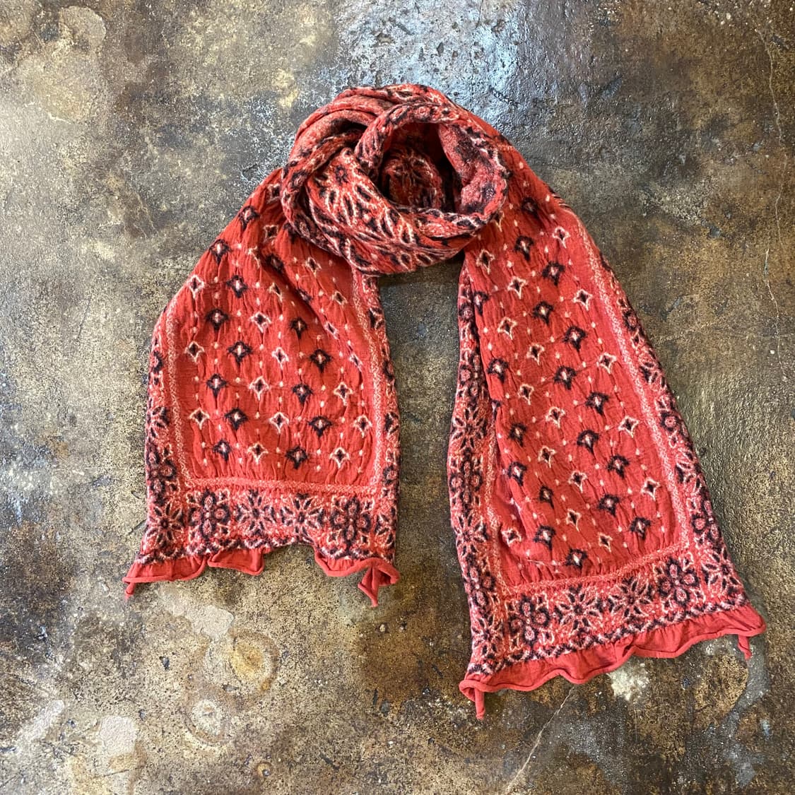 캐피탈 울 반다나 머플러 상품이미지2