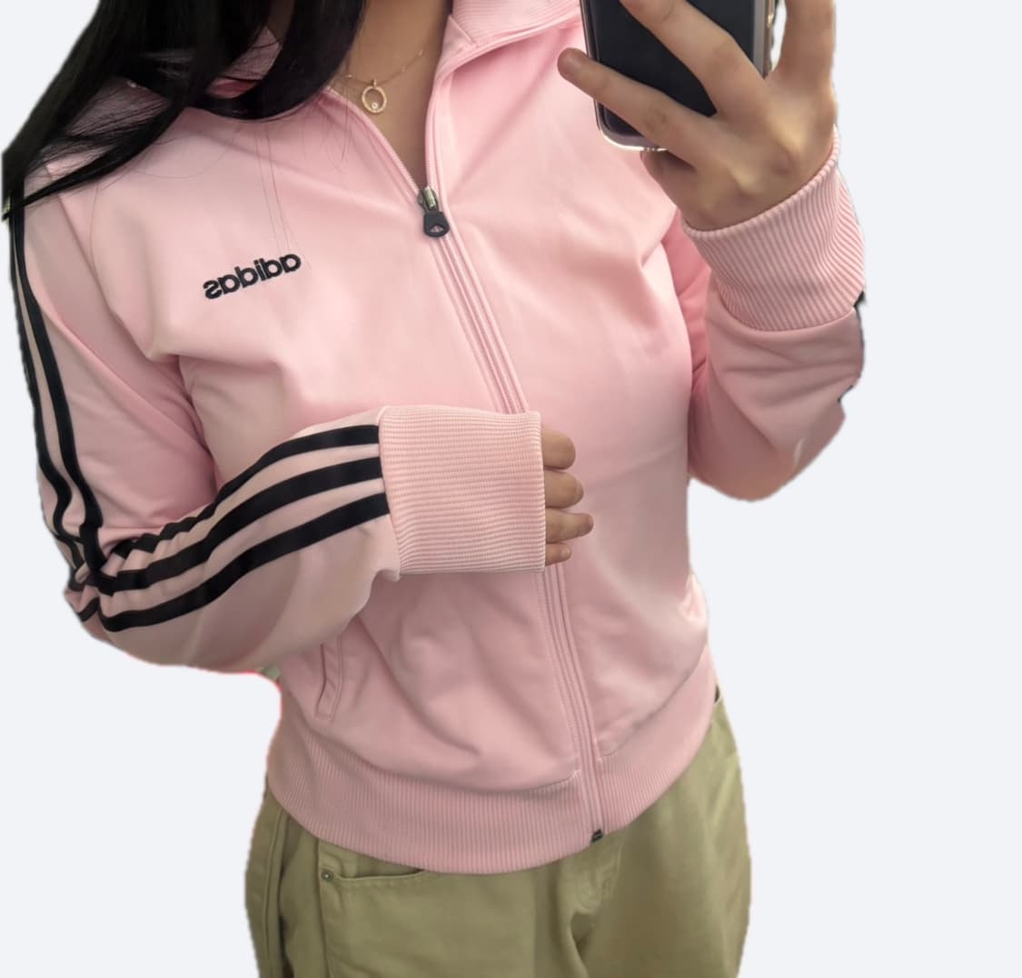 💗대장 아디다스 딸기우유 블랙 핑크 트랙탑 져지💗 상품이미지1