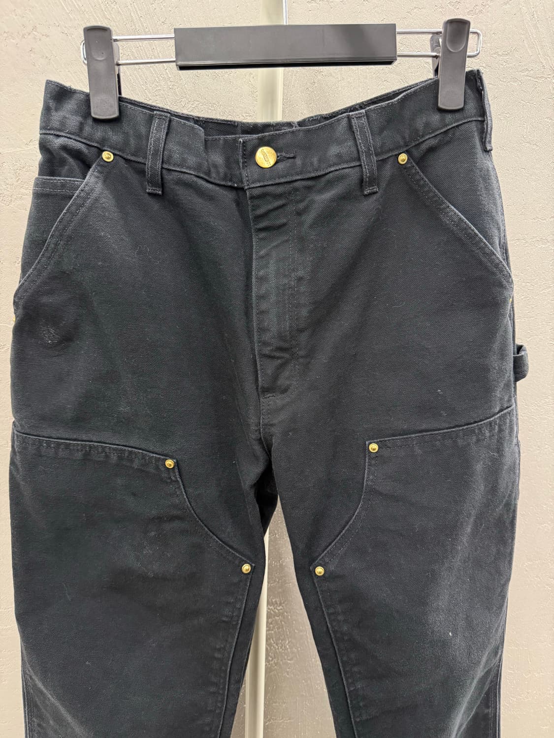 Carhartt 칼하트 불랙 더블니 카펜터 팬츠 32 상품이미지3