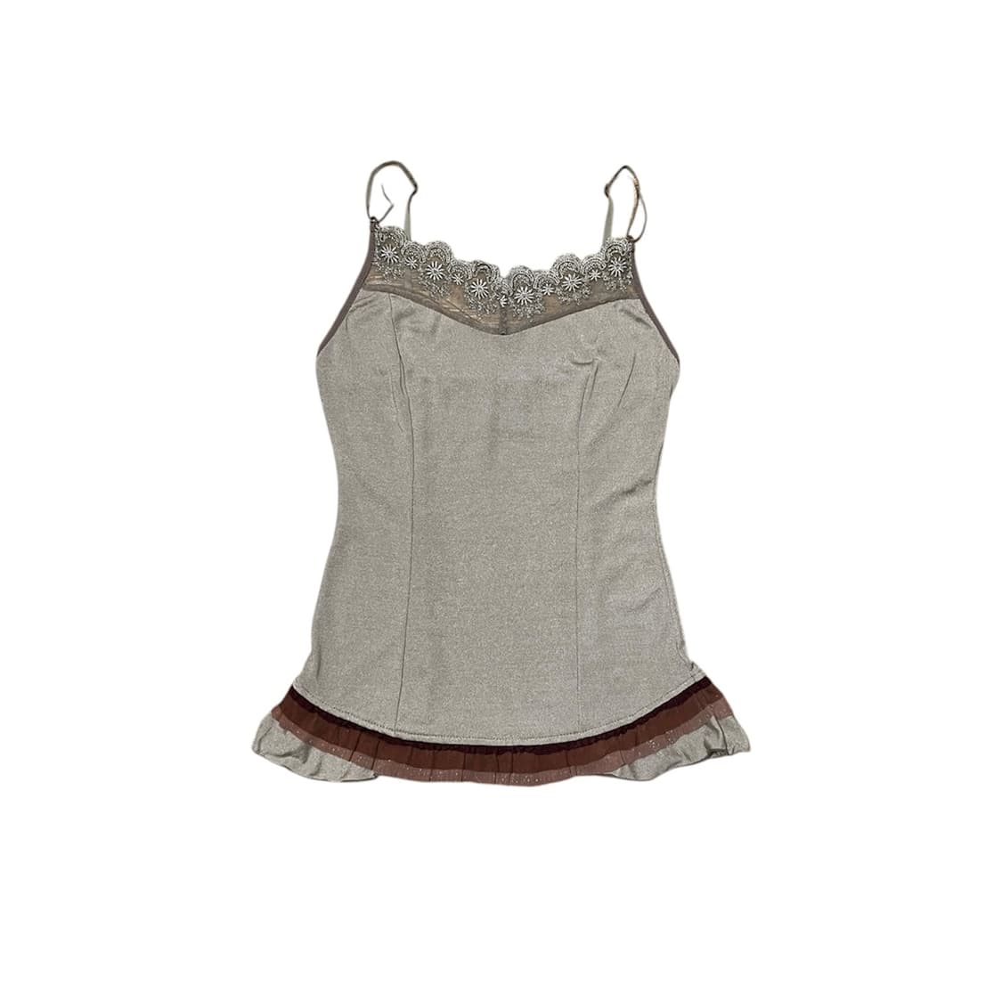 오즈안젤로 글로시 러플 나시 상품이미지4