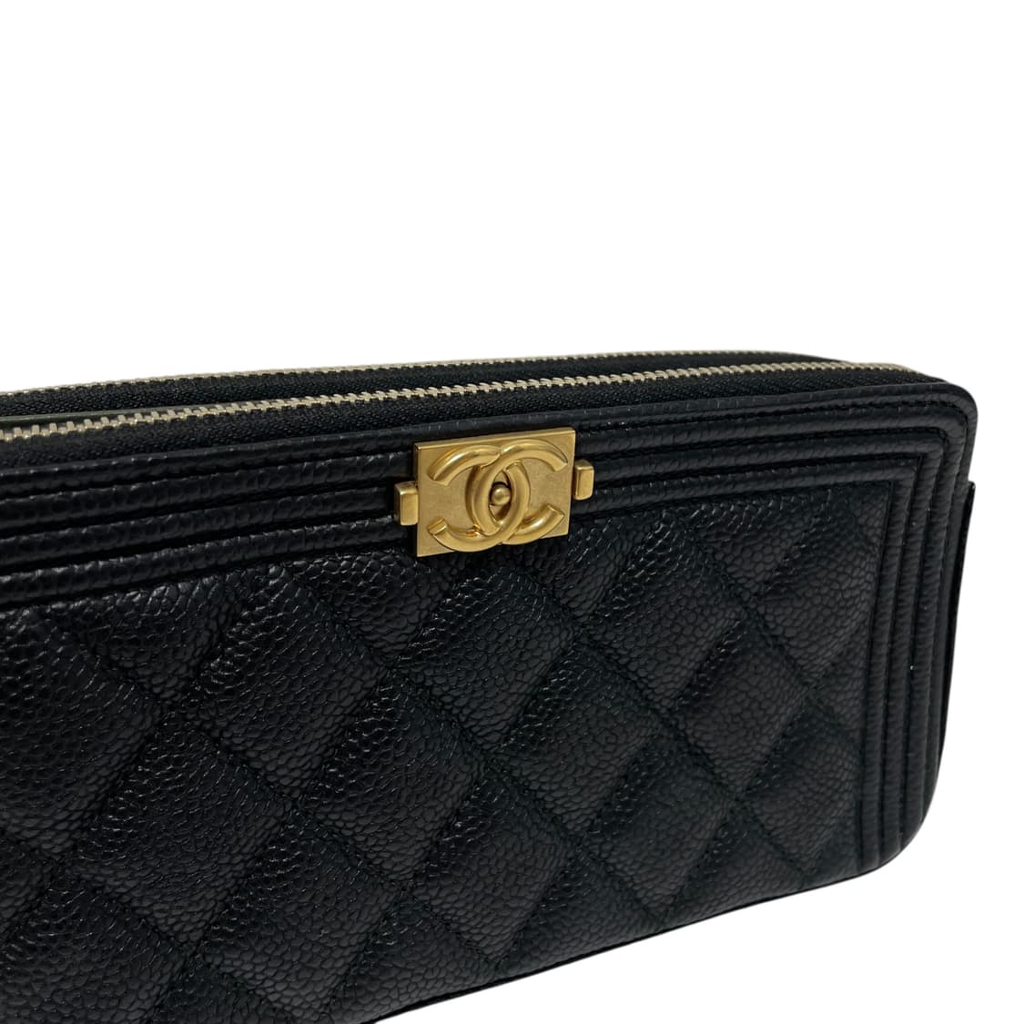 샤넬 보이샤넬 캐비어 더블 지퍼 WOC 체인 크로스백H00264 상품이미지4