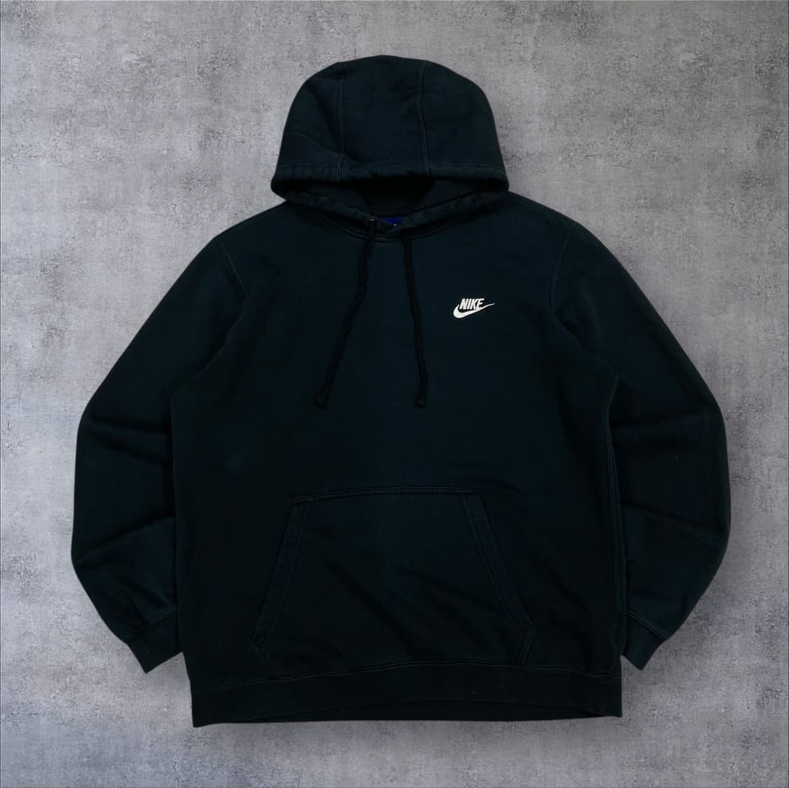 나이키 네이비 컬러 퓨추라 스몰 로고 후드티 상품이미지1