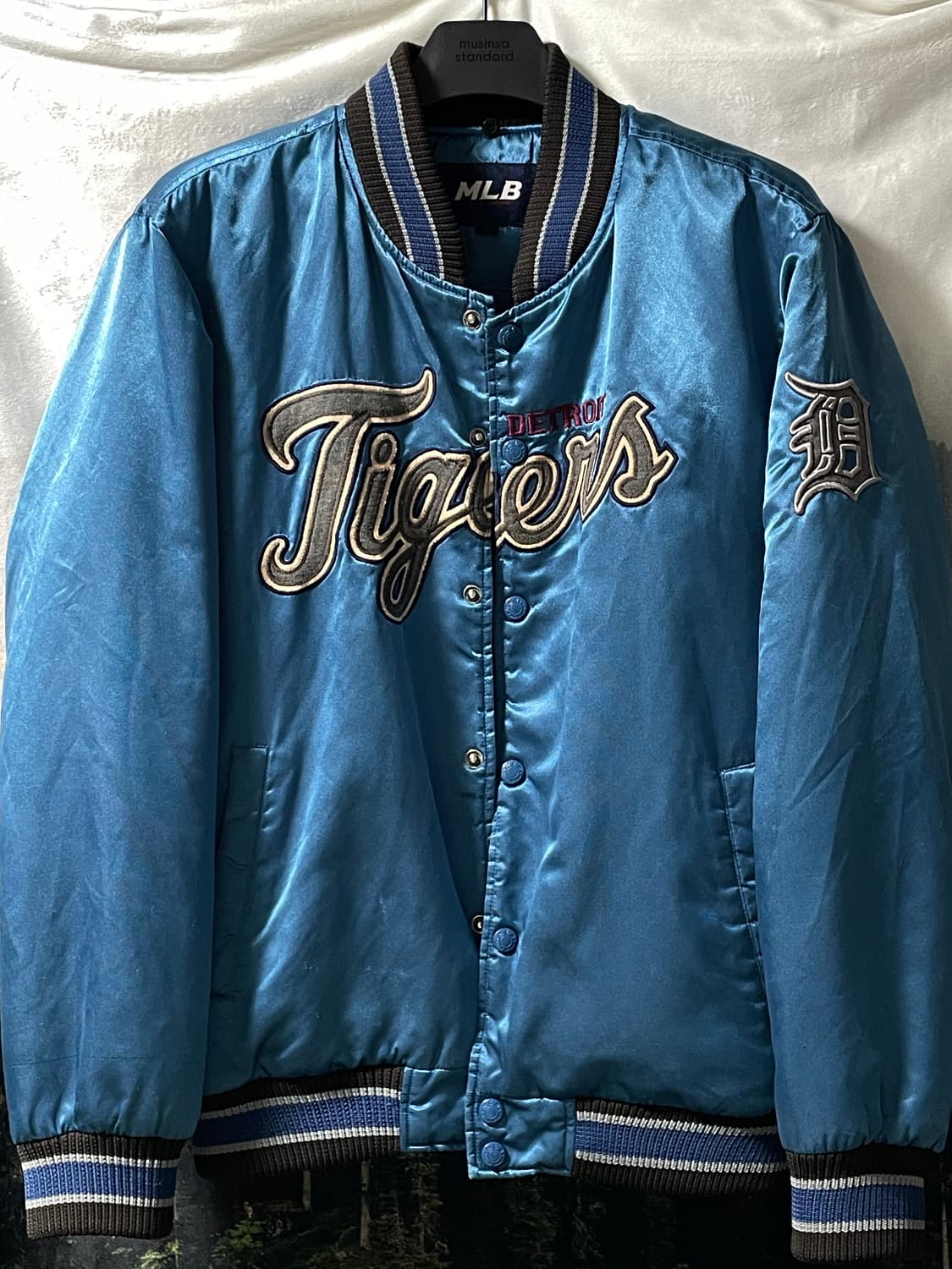 105 MLB 디트로이트 타이거즈 블루종 자켓 상품이미지1