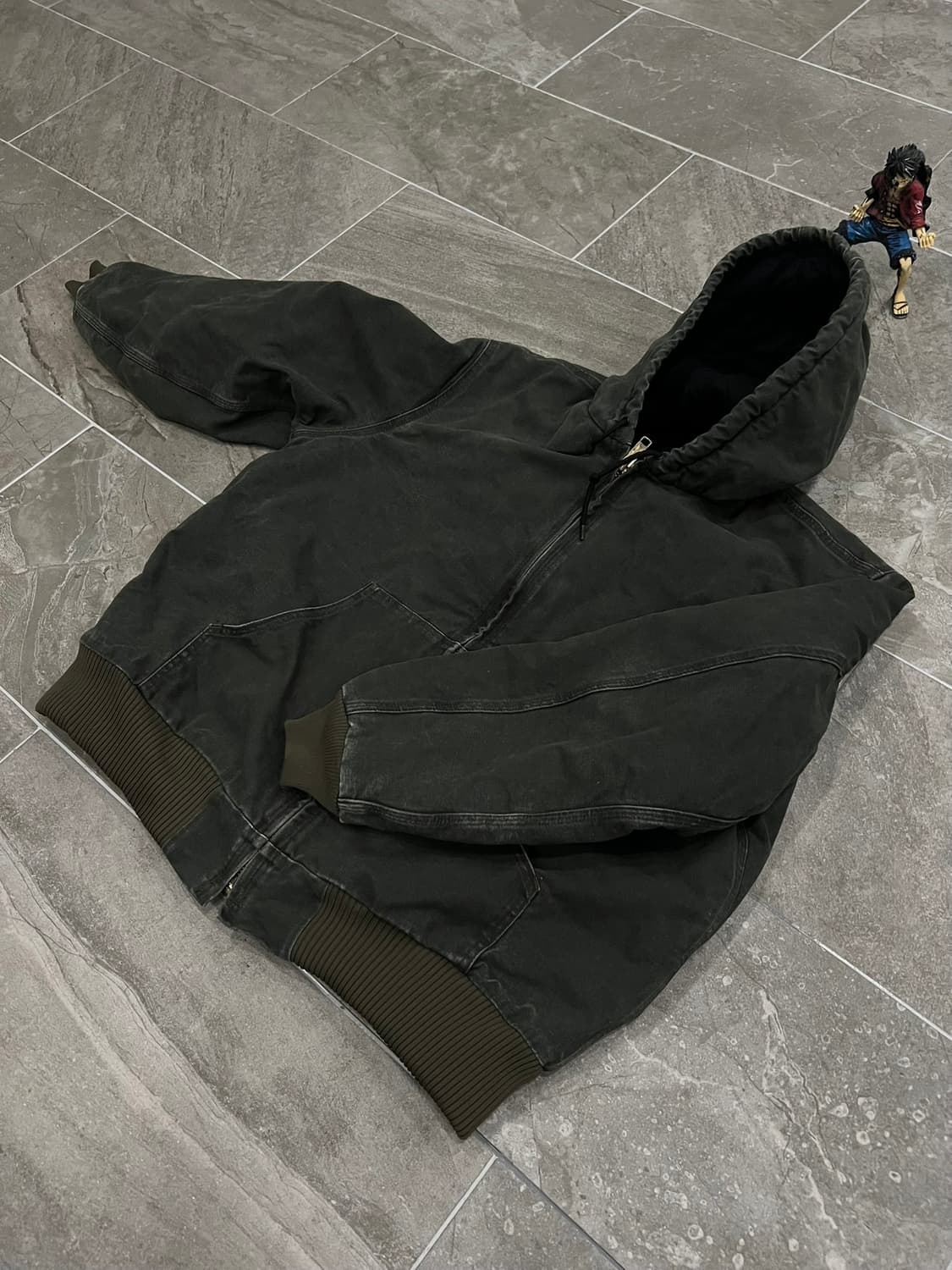 (XL) 칼하트 후드 덕 액티브 자켓 J130 MOS 모스그린 상품이미지8