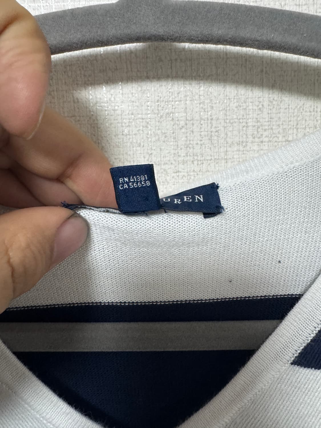 랄프로렌 스트라이프 브이넥  상품이미지5