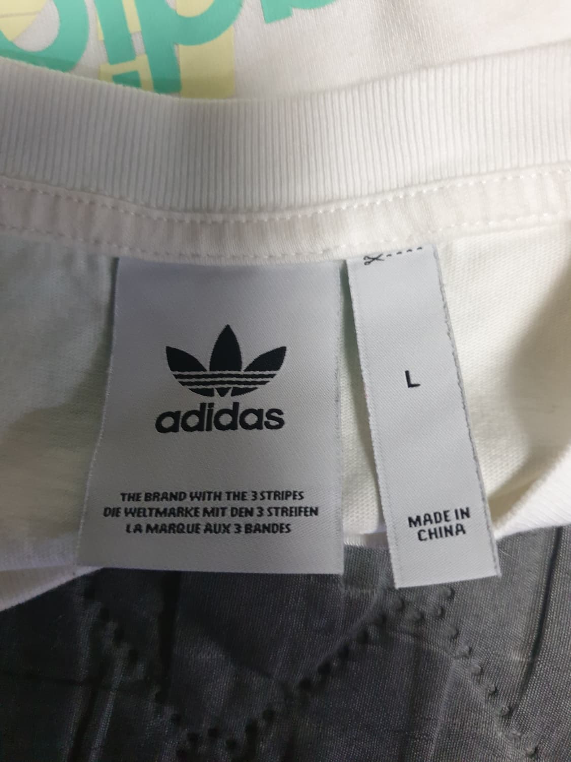 아디다스 파이어버드 프론트 백 반팔티 화이트 (L) 상품이미지5