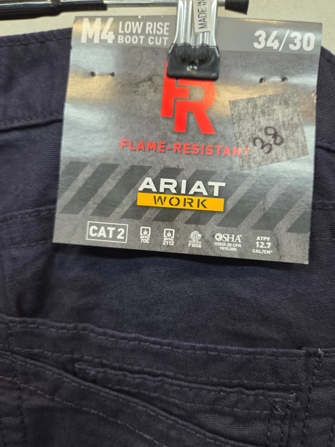 Ariat 워크웨어 코튼 부츠컷팬츠 34 상품이미지3