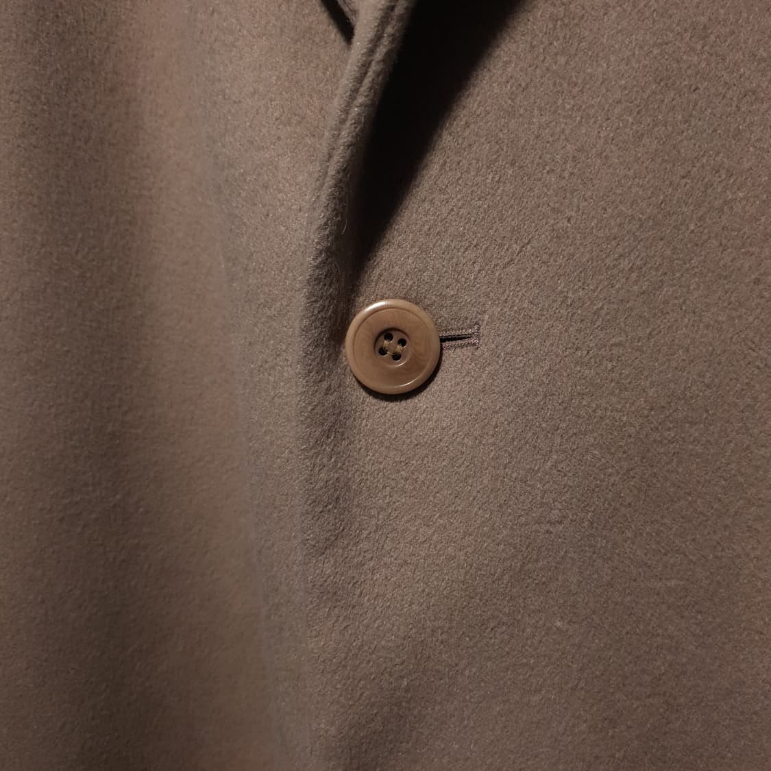 실측 XL) COOR 쿠어 울 리치 블렌드 캐시미어 20 싱글 코트 자켓 상품이미지4