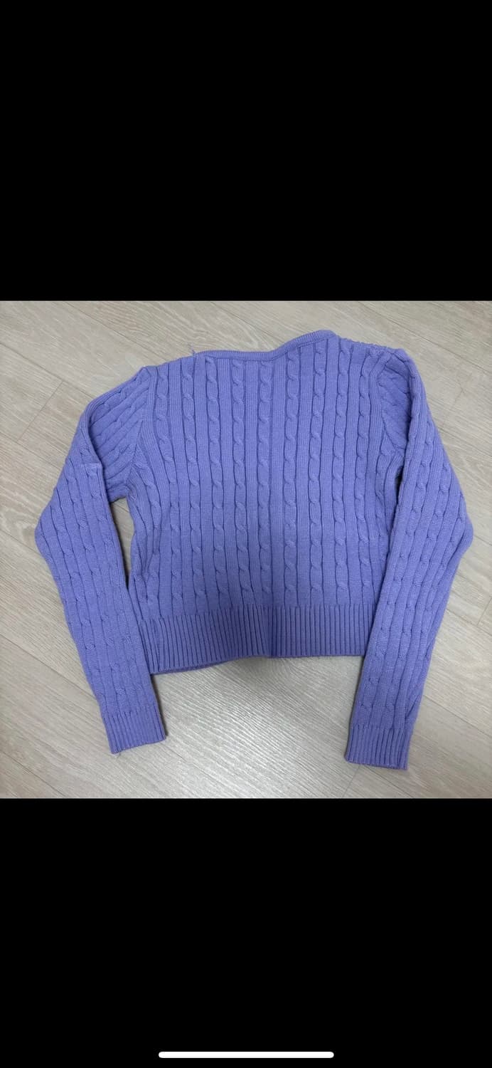 퍼플 니트 가디건 상품이미지2