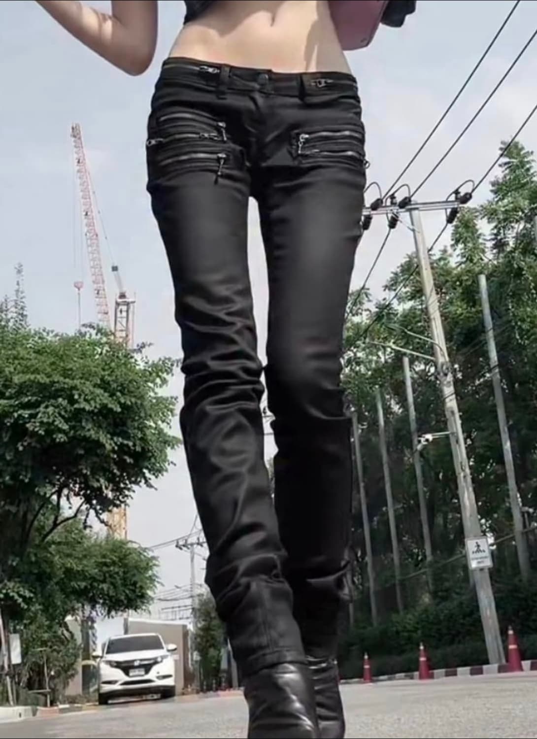 제이디드런던 블랙 스키니진 상품이미지1