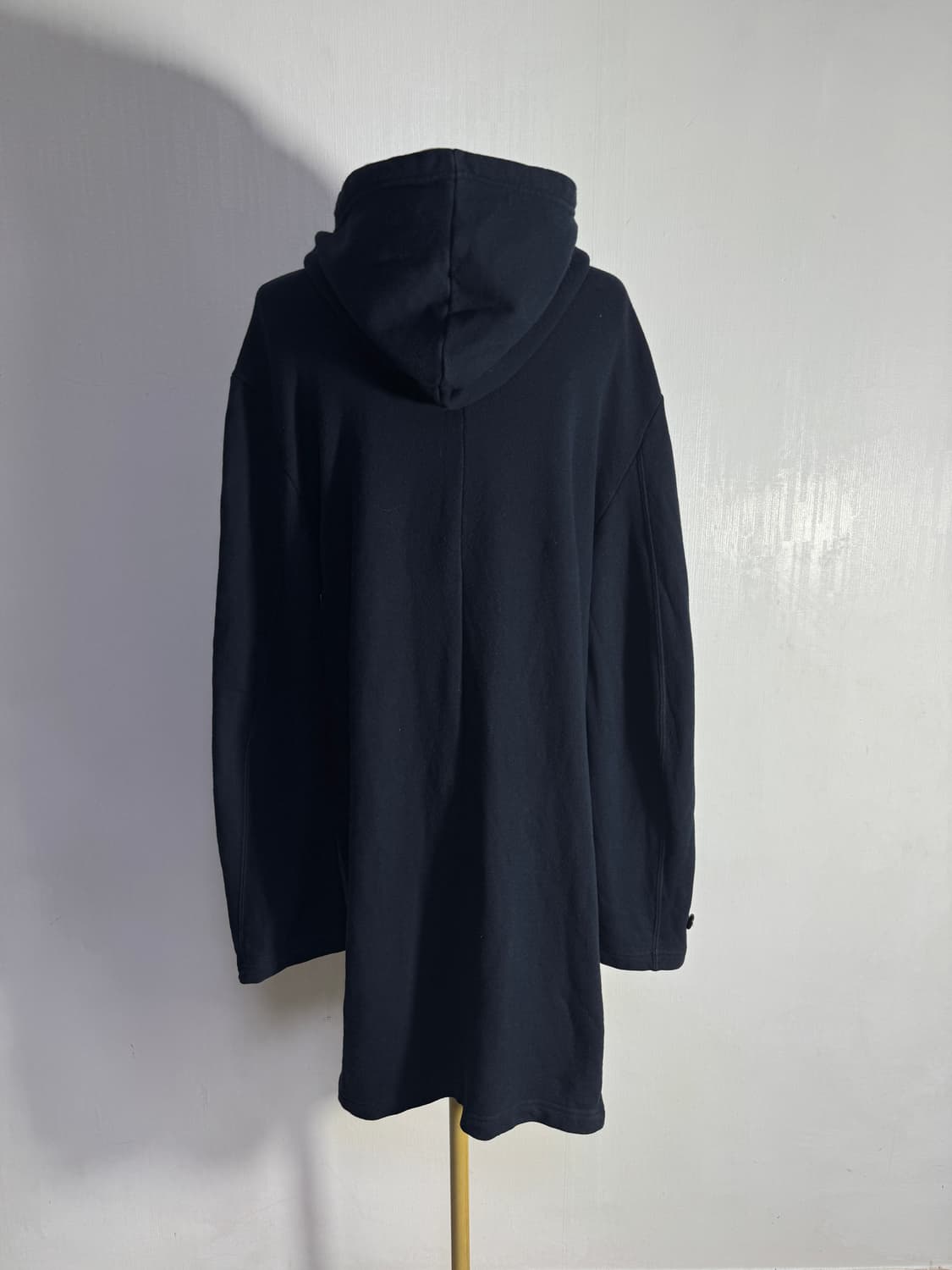 Cabane de zucca 스웻 롱 후드 비대칭 집업 자켓 상품이미지4