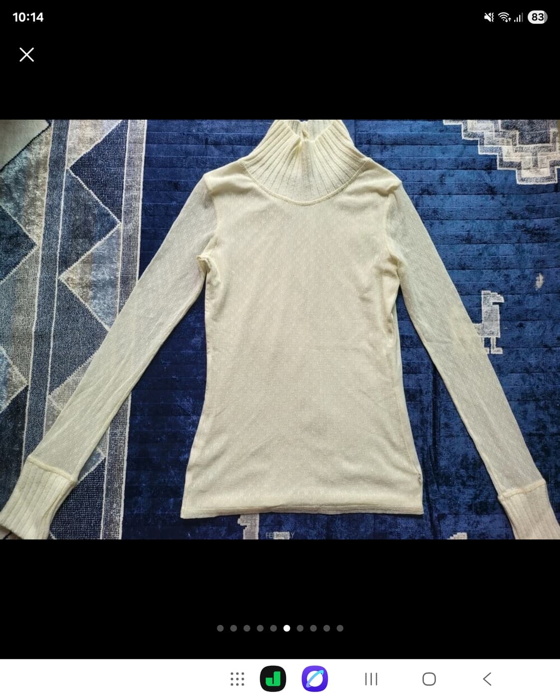 프랑스 모르간 메쉬 레이스 망사 티셔츠  상품이미지5