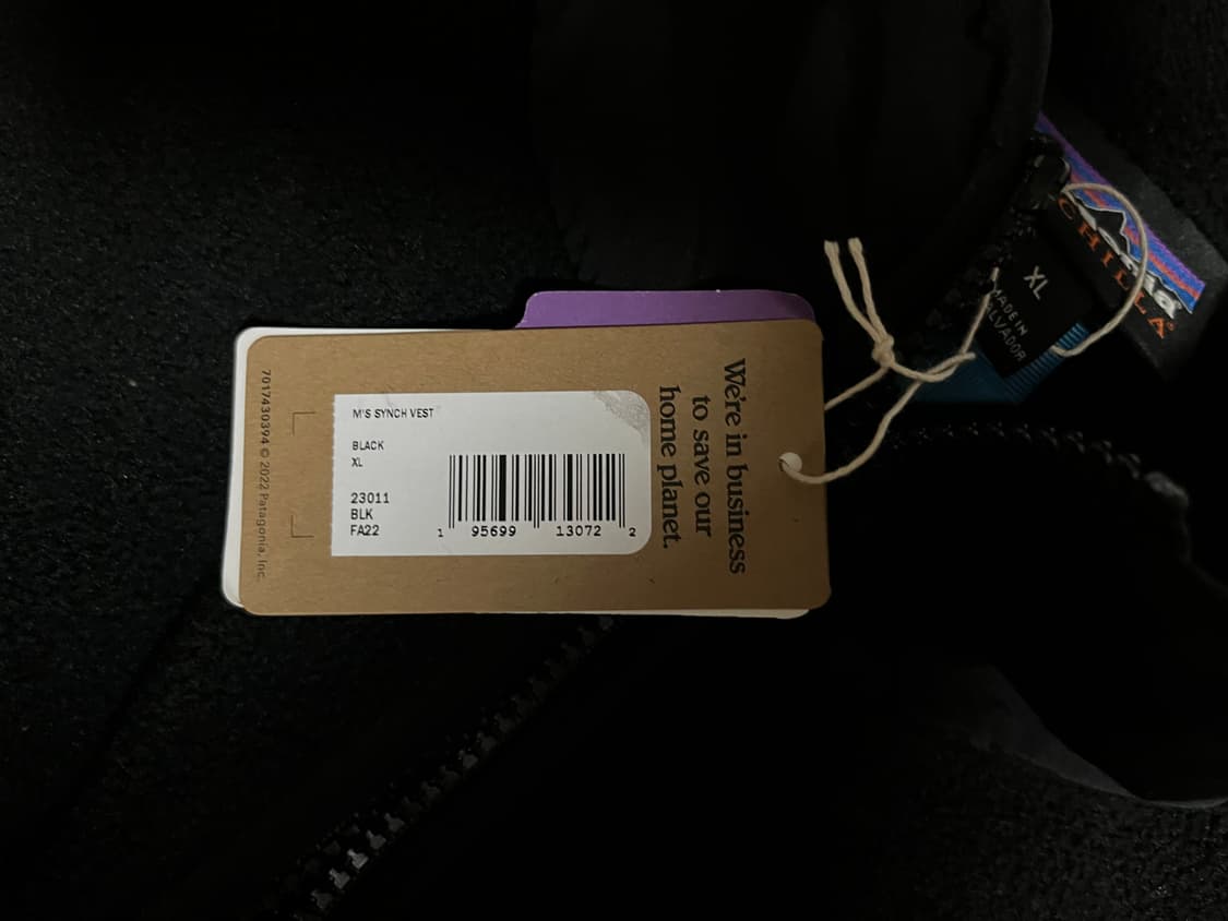 (새상품)(XL)파타고니아 신칠라 베스트 (블랙) 상품이미지6