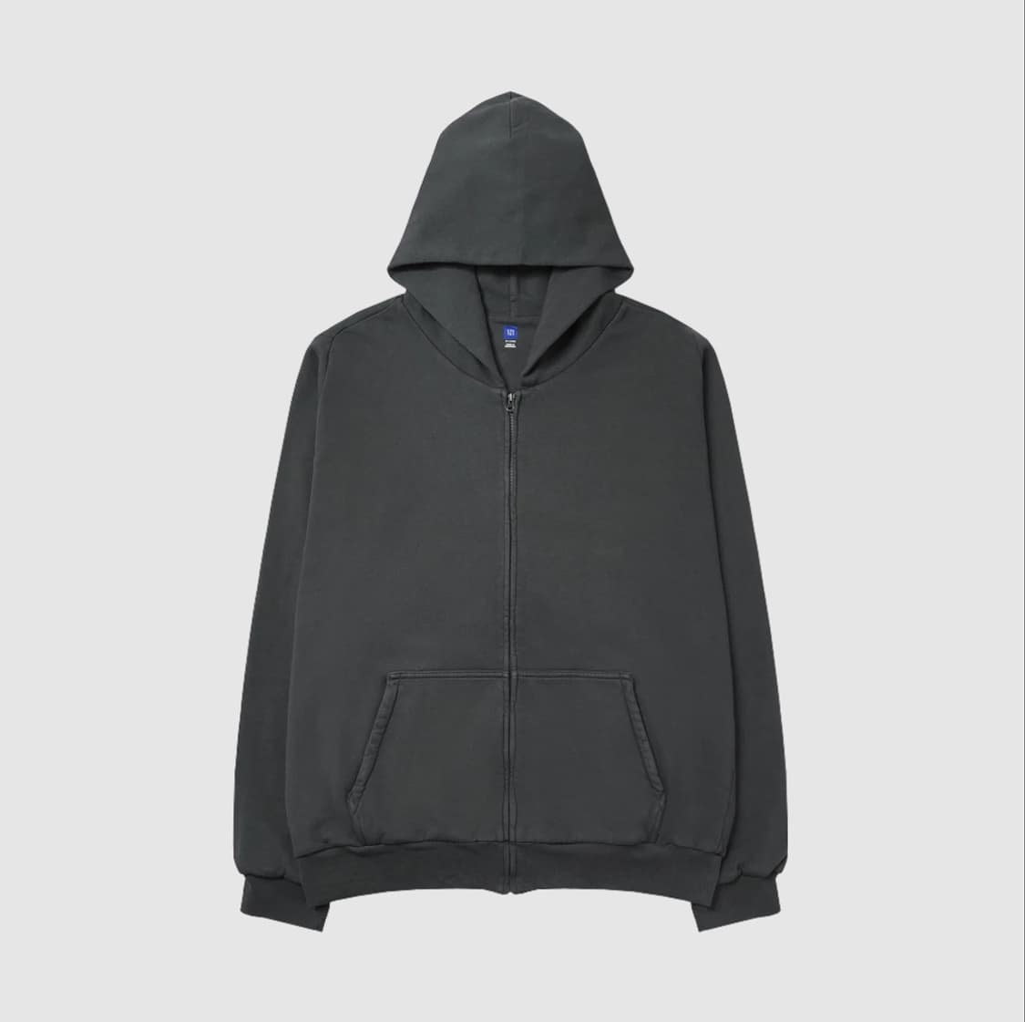 XXL 2XL 이지 YZY 집업 후드 다크 그레이 3회착 110 115 상품이미지1