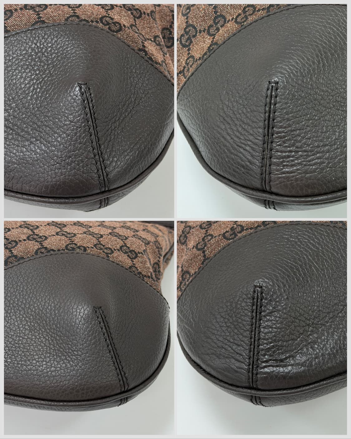 구찌 GG 캔버스 레더 트리밍 호보백 상품이미지5