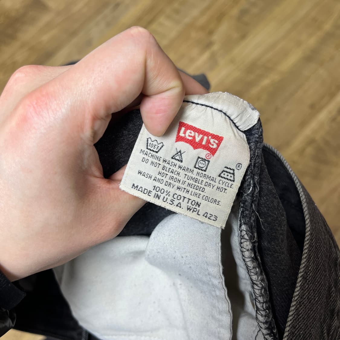 90s USA 리바이스501 블랙 [35] 상품이미지7