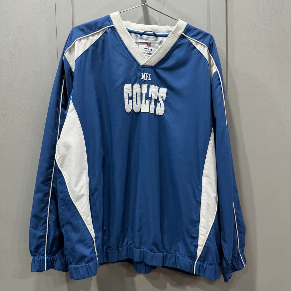 L NFL 팀 어패럴 COLTS USA 빈티지 웜업 롱슬리브 바막 티셔츠 상품이미지1
