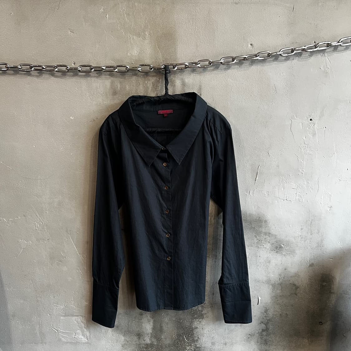 90s 겐조 백 코르셋 레이스업 셔츠 상품이미지3