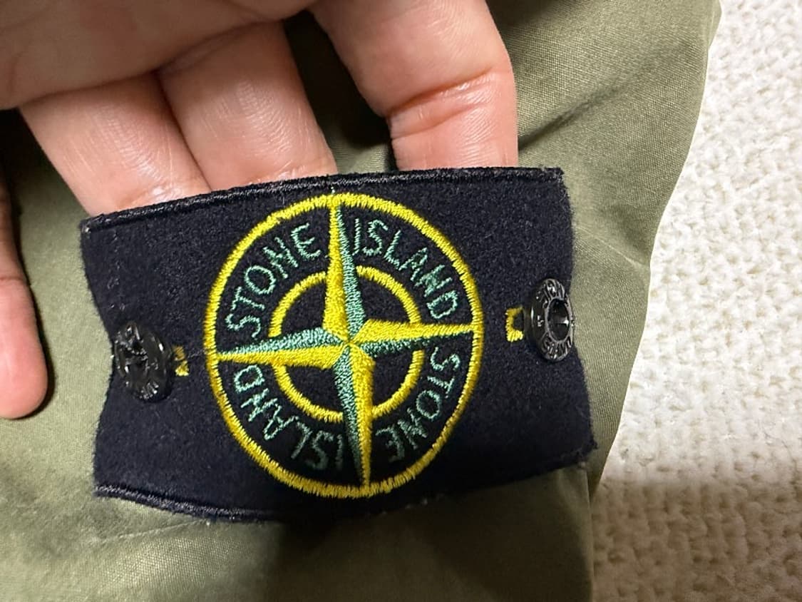 스톤 아일랜드 와펜 패치 투포켓 셔츠 자켓 남성용 105사이즈 상품이미지6