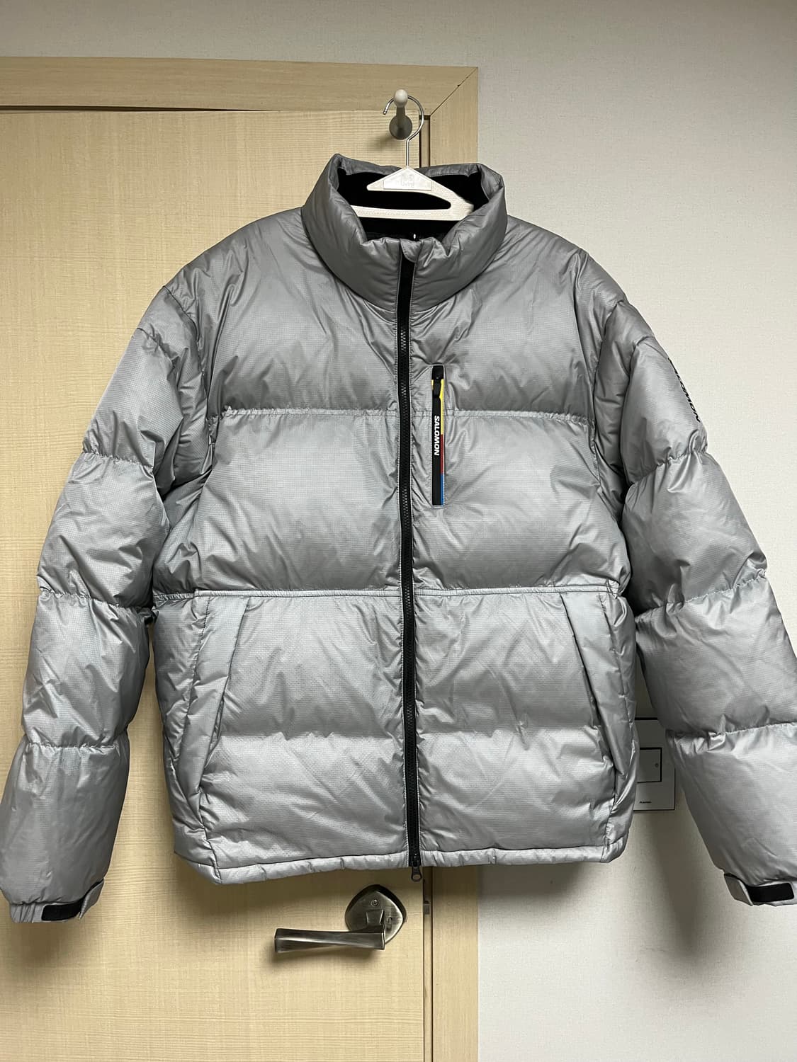 XXL 새제품) 살로몬 컨투어 다운 실버 상품이미지1