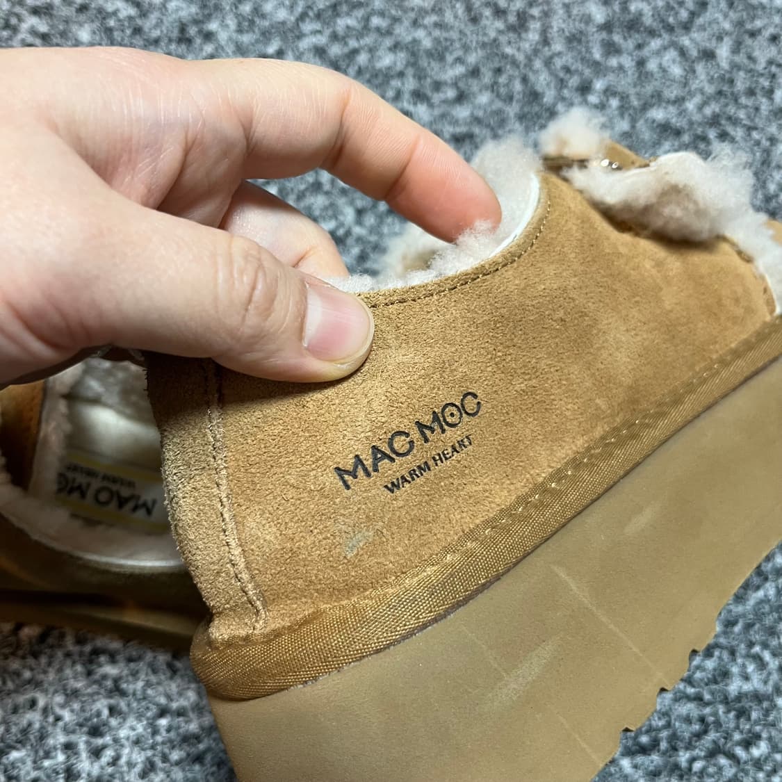 MAC MOC 마크모크 스웨이드 양털 버클 단화 230 상품이미지2