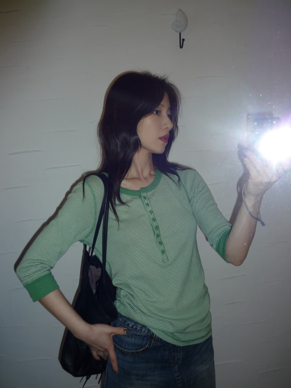 green stripe t-shirts 상품이미지6