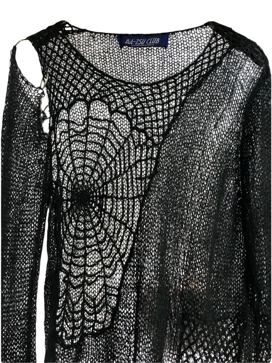 90s BA-TSU 스파이더웹 니트 상품이미지3