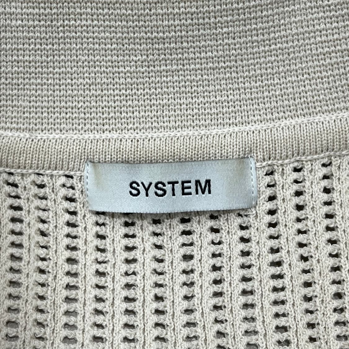 시스템 카라 펀칭니트 s10025 상품이미지5